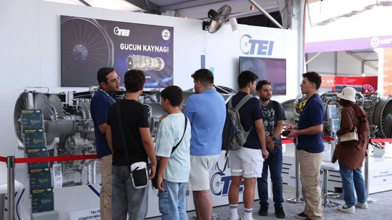 TEI'nin millî motorları millî bremzeleriyle TEKNOFEST İstanbul'da