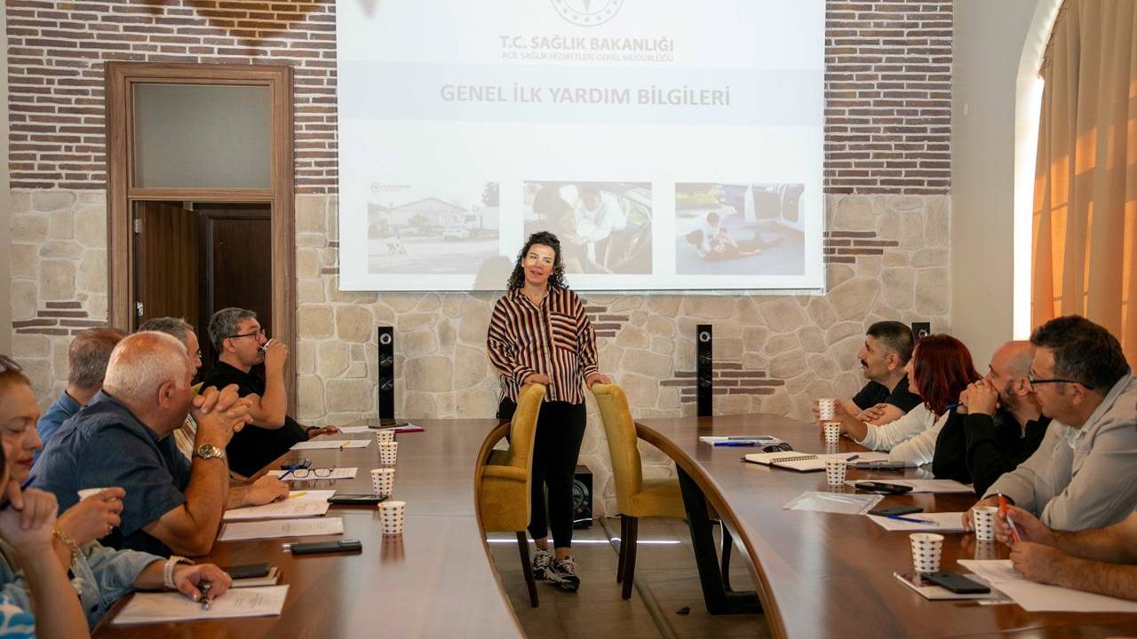 Eskişehir İl Tarım ve Orman Müdürlüğü personeline ilk yardım eğitimi