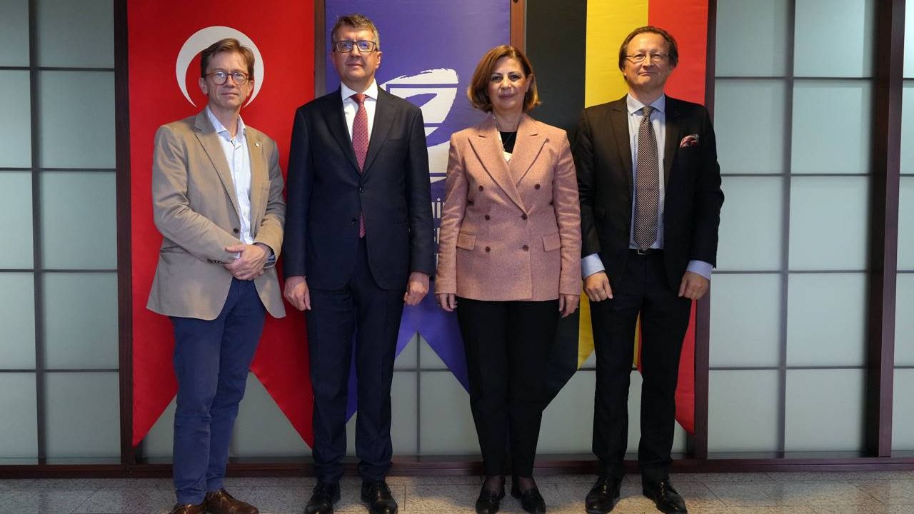 Belçika heyetinden Başkan Ünlüce’ye ziyaret