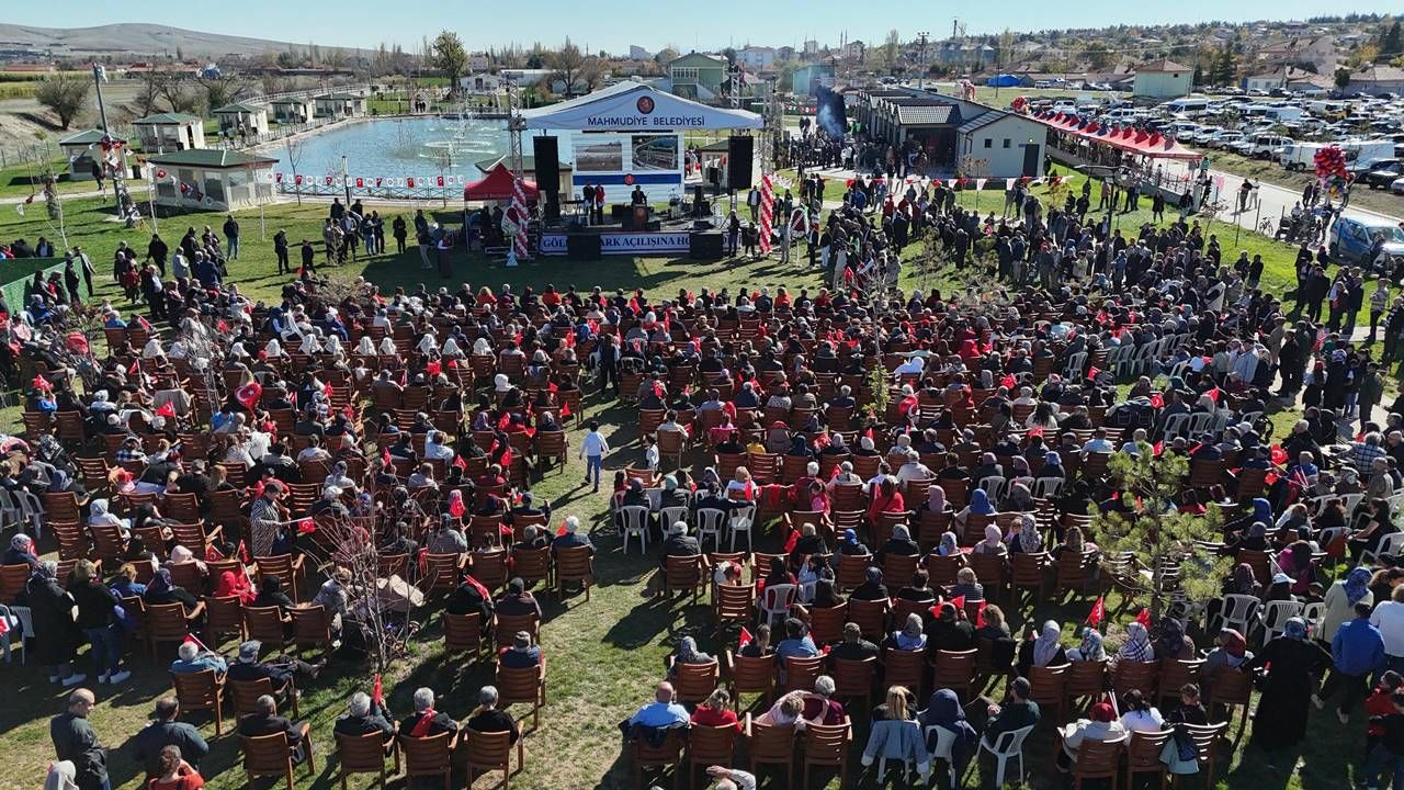 Göletli Park hizmete açıldı