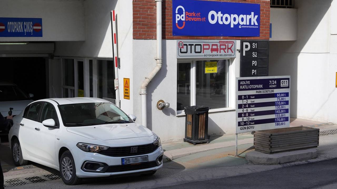 Park Et Devam Et uygulaması Adliye Otoparkı'nda hizmette