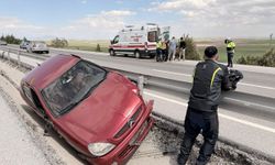 Eskişehir yolundaki kaza böyle görüntülendi!