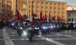 Eskişehir'de motorlu dev kortej