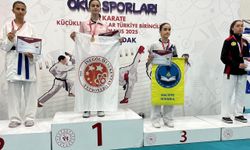 "Küçük Kızlar Türkiye Şampiyonası" katılımcısı Eskişehir'e madalya ile döndü