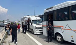 Mersin girişinde taraftarlara yoğun güvenlik önlemi