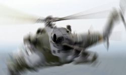 Askeri helikopter acil iniş yaptı