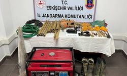 Eskişehir'de kaçak kazıya suçüstü