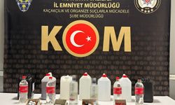 Sahte alkol operasyonu: 35 litre kaçak ürün ele geçirildi