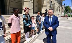 Vali Aksoy 'Çocuk İşçiliği Farkındalık Videosu' çekimine katıldı