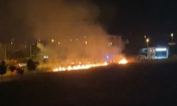 Hava fişekten çıkan yangın paniğe sebep oldu