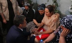 Bakan Yumaklı'dan şehit ailesine taziye ziyareti