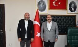 Ünlü oyuncudan Başkan Hamamcı’ya ziyaret