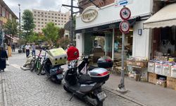 “Motosiklet Giremez” denilen sokağa motosiklet doldu!
