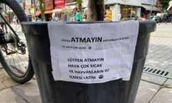 Hayvansever vatandaşın kibar uyarısı görenleri gülümsetti