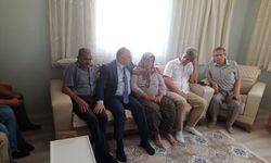 Orman şehidi Tolunay Kocaman'ın ailesine anlamlı ziyaret