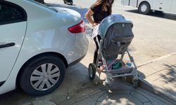 Eskişehir'de engelli ve bebek arabası geçişine saygısız park
