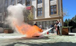 Afet ve yangın farkındalık eğitimi verildi!