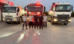 Büyükşehir ekipleri yangınla mücadelede görev başında