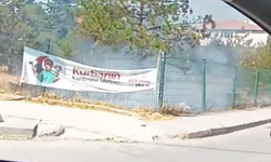 Yunus Emre Devlet Hastanesi yakınında korkutan yangın!