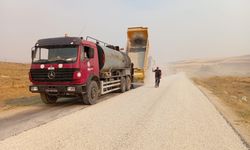 Eskişehir kırsalında yol çalışmaları sürüyor