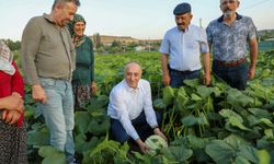 İl Müdürü Yüksel Çil, Kızılinler Mahallesi'nde çiftçiler buluştu