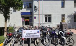 Mahmudiye'de motosiklet operasyonu
