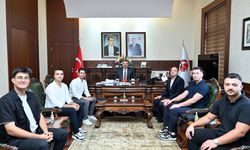 Vali Aksoy, ödüllü Mavera Teknoloji Takımı’nı makamında ağırladı