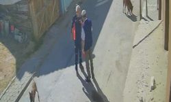 Yaşlı adamı tekme tokat dövdü