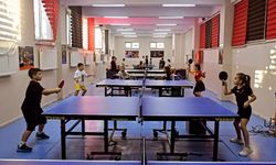 GSB Spor Okulları'nda masa tenisi çalışmaları devam ediyor