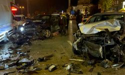 Kazada 5 araç hasar gördü 1 kişi yaralandı!