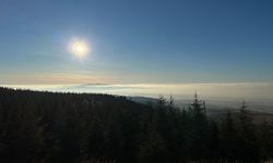 Bozdağ zirvesindeki sis manzarası hayran bıraktı