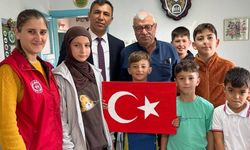 Emekli öğretmene anlamlı ziyaret