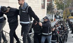 Silahlı suç örgütü operasyonu kapsamında 16 şüpheli tutuklandı