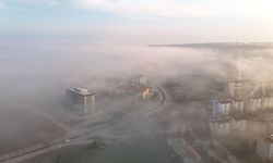 Sisle örtülen Eskişehir’de göz gözü görmedi