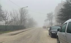 Eskişehir'in yüksek kesimlerinde sis etkili oldu