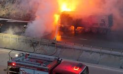 Eskişehir yolunda alevlere teslim oldu