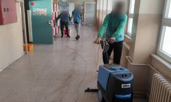 Yükümlüler, İsmet İnönü İlkokulu'nu temizledi