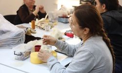 Atık kumaşlar sanata dönüşüyor