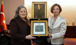 Başkan Ayşe Ünlüce’den uluslararası diplomasi temasları