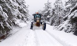 Büyükşehirden karla mücadelede aralıksız mesai