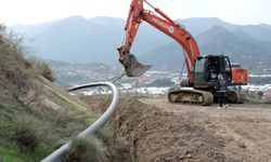 Mihalgazi’ye yeni içme suyu basma hattı