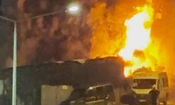 Eskişehir'de yangın: Alevler metrelerce yükseldi