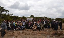 Eskişehir'de öğrencilerden ağaçlandırmaya destek