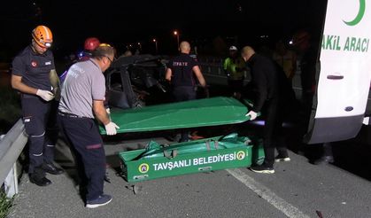 Tavşanlı yolunda feci kaza: 1 kişi hayatını kaybetti