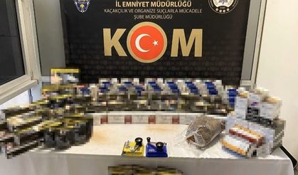 KOM’dan kaçak sigara baskını: 5 şüpheli yakalandı