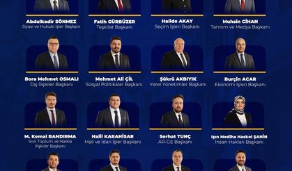 AK Parti Eskişehir İl Yürütme Kurulu açıklandı