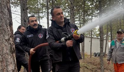 AUSAR orman yangınlarıyla mücadele eğitimini tamamladı