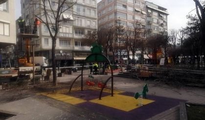 Yediler Parkında önlem