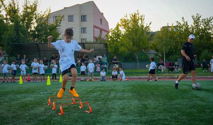 Eskişehir’de yüzlerce çocuk sporla buluştu