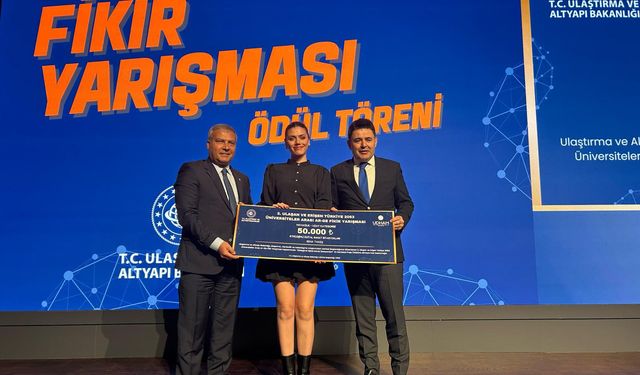 Anadolu Üniversitesi öğrencisi ödülle döndü
